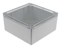 HAMMOND 1554WA2GYCL Plastic Enclosure, Multipurpose, Polycarbonate, 90 mm, 180 mm, 180 mm, IP68