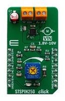 MIKROELEKTRONIKA MIKROE-3543 Add-On Board, STSPIN250 Click Board, Stepper Motor Driver, MikroBUS Connector