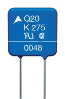 TDK B72220Q0211K101 TVS Varistor, 210 V, 270 V, B722 EnergetiQ, 550 V, Disc 20mm, Metal Oxide Varistor (MOV)