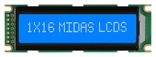 MIDAS DISPLAYS MC11606C6WR-BNMLW