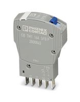 PHOENIX CONTACT 2800845 Thermal Magnetic Circuit Breaker, CB TM1 Series, 16 A, 1 Pole, 50 V, 240 V, Plug In