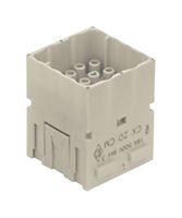 ILME CX20CM Heavy Duty Connector, MIXO, Insert, 20 Contacts, Plug, Crimp Pin - Contacts Not Supplied