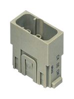 ILME CX08CM Heavy Duty Connector, MIXO, Insert, 8 Contacts, Plug, Crimp Pin - Contacts Not Supplied