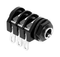 AMPHENOL AUDIO ACJM-PHS Phone Audio Connector, Mono, 6.35mm, 2 Contacts, Jack, Panel Mount, Tin Plated Contacts