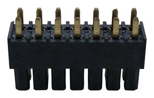 MULTICOMP PRO MP001722 PCB Receptacle, Board-to-Board, 2.54 mm, 2 Rows, 14 Contacts, Through Hole Mount