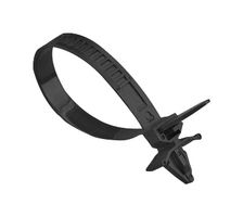 PRO ELEC PELB0181 Cable Tie, Nylon 6.6 (Polyamide 6.6), Black, 123 mm, 3.5 mm, 26 mm, 40 lb
