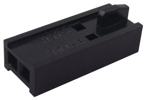 MOLEX 90156-0142 Connector Housing, Black, C-Grid III 90156 Series, Receptacle, 2 Ways, 2.54 mm