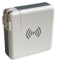 MULTICOMP PRO MP002003 QI Power Bank, Wireless Travel Charger, 6700mAh, 3 Ports, UK/EU/US/AU Plugs