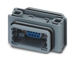 PHOENIX CONTACT 1689637 D Sub Connector Adapter, Standard D Sub, Receptacle, 9 Ways, Standard D Sub, Receptacle, 9 Ways
