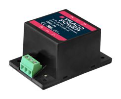 TRACO POWER TMDC 06-7225H Isolated Chassis Mount DC/DC Converter, ITE, Module, 2:1, 6 W, 2 Output, 24 V