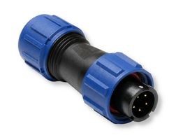 MULTICOMP PRO MP002512 Circular Connector, MP-T13, Plug with Male Contacts, 5 Way, Cable Mount, Threaded, Solder, IP68, 5A
