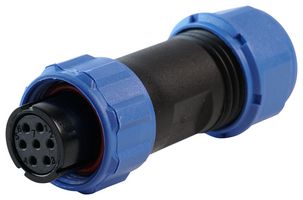 MULTICOMP PRO MP002515 Circular Connector, MP-T13, Plug, Female Contacts, 3 Way, Cable Mount, Threaded, Solder, IP68, 13A