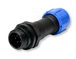 MULTICOMP PRO MP002522 Circular Connector, MP-T13, Inline Receptacle with Male Contacts, 5 Way, Threaded, Solder, IP68, 5A