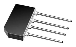 VISHAY GBL10-E3/51 Bridge Rectifier, Single Phase, 1 kV, 3 A, SIP, 4 Pins, 1 V