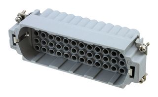 TE CONNECTIVITY - HTS 2-1104012-3 Heavy Duty Connector, HVT.35, Insert, 35 Contacts, Plug, Crimp Pin