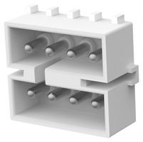 TE CONNECTIVITY - AMP 350212-1 Rectangular Power Connector, 8 Contacts, Commercial MATE-N-LOK, PCB Mount, Through Hole, 4.95 mm