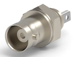 TE CONNECTIVITY - GREENPAR 1-1337447-0 RF / Coaxial Connector, BNC Coaxial, Straight Bulkhead Jack, Solder, 50 ohm, Phosphor Bronze