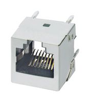 PHOENIX CONTACT 1091942 Modular Connector, RJ45 Jack, 1 x 1 (Port), 8P8C, Cat6a, IP20, Through Hole Mount