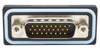 NORCOMP HDF-S26-103L011. D Sub Connector, IP67, High Density, Plug, NANOOK Series, 26 Contacts, DA, Solder Cup