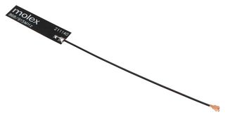 MOLEX 211140-0100 Antenna, ISM, 902 MHz to 928 MHz, 1 dBi, Linear, Adhesive