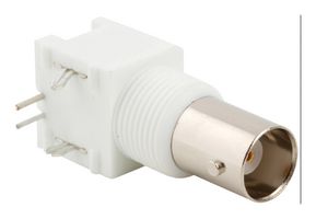AMPHENOL RF 031-5486-1010 RF / Coaxial Connector, BNC Coaxial, Right Angle Bulkhead Jack, Through Hole Right Angle, 50 ohm