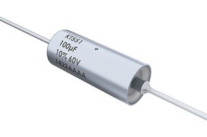 KEMET T551B756K075AH Tantalum Polymer Capacitor, 75 µF, ± 10%, 75 V, B, 0.11 ohm, Axial Leaded