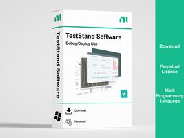 NI / EMERSON 779851-35 Test Software, TestStand, Debug/Deploy Use, Perpetual License, Download, Windows