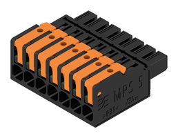 WEIDMULLER 2741610000 Pluggable Terminal Block, 5 mm, 7 Ways, 2.5 mm², Snap In