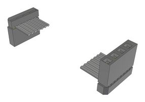 SAMTEC IDSS-04-D-04.00-G-R Ribbon Cable, IDC Receptacle to IDC Receptacle, 4 Ways, 4 ", 101.6 mm, 2.54 mm, IDSS Series