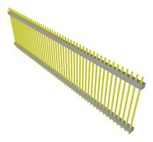 SAMTEC DW-50-14-T-S-1200 Stacking Board Connector, DW, 50 Contacts, 2.54 mm, Through Hole, 1 Rows