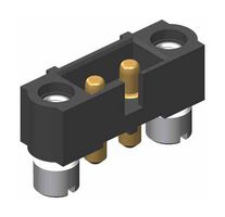 HARWIN M80-5000000M2-02-PM1-00-000 Rectangular Connector, Datamate Mix-Tek M80, 2 Contacts, Plug, 4 mm, Through Hole, 1 Row