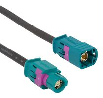 AMPHENOL RF HSDSJZSJZ11-19 RF / Coaxial Cable Assembly, 6.6 ft, 2 m, HSD-S0040103, HSD Jack, HSD Jack, 100 ohm