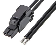 MOLEX 217466-1023 Cable Assembly, Ultra-Fit Receptacle to Free End, 2 Ways, 3.5 mm, 1 Row, 600 mm, 23.6 "