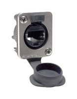 AMPHENOL SINE/TUCHEL RJXS8FG3HB Modular Connector, PCB, RJ45 Jack, 1 x 1 (Port), 8P8C, IP54, Panel Mount