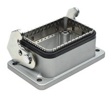 AMPHENOL SINE/TUCHEL C14611F0060018 Heavy Duty Connector, Base, Bulkhead Mount, Aluminium Alloy Body, 1 Lever, E6
