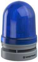 WERMA 46151070 Beacon, Blink/Continuous/TwinLight/Multi Tone, Blue, 110 dBA, 85 mm x 130 mm, EvoSIGNAL Midi Series