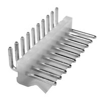 MULTICOMP PRO MP008492 Pin Header, Wire-to-Board, 3.96 mm, 1 Rows, 10 Contacts, Through Hole Right Angle, MP 396