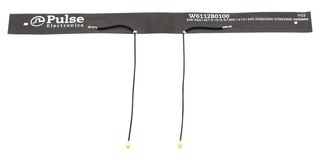 PULSE ELECTRONICS W6112B0100 Antenna, PCB, 3.4 GHz to 3.6 GHz, 4 dBi, Linear, Adhesive
