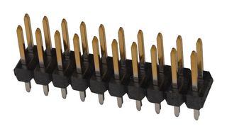 MOLEX 10-89-7202 Pin Header, Board-to-Board, Wire-to-Board, 2.54 mm, 2 Rows, 20 Contacts, Through Hole Straight