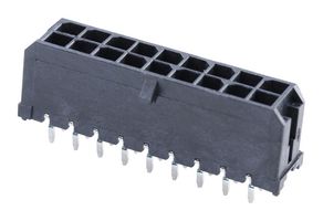 MOLEX 43045-1814 Pin Header, Wire-to-Board, 3 mm, 2 Rows, 18 Contacts, Through Hole Straight