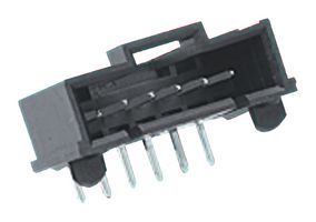 MOLEX 70555-0075 Pin Header, Wire-to-Board, 2.54 mm, 1 Rows, 6 Contacts, Through Hole Right Angle, SL 70555 Series