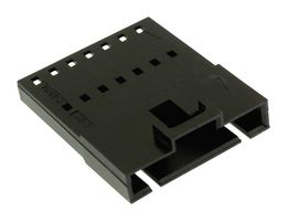 MOLEX 70107-0006 Connector Housing, Black, SL 70107 Series, Plug, 7 Ways, 2.54 mm