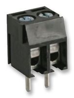 CAMDENBOSS CTB3051/2BK Wire-To-Board Terminal Block, 3.5 mm, 2 Ways, 1 mm², Screw