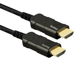 ROLINE 14.01.3483 Audio / Video Cable Assembly, HDMI Type A Plug, HDMI Type A Plug, 98.4 ft, 30 m, Black
