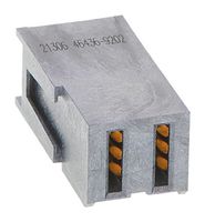 MOLEX 46436-9202 Rectangular Power Connector, R/A, 2 Contacts, EXTreme Ten60Power 46436 Series, PCB Mount, Press Fit