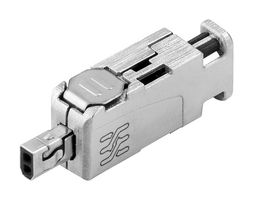 WEIDMULLER 2726040000 Modular Connector, SPE Plug, 1 x 1 (Port), 2P2C, IP20, Cable Mount