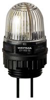WERMA 23140055 Beacon, LED, White, Steady, 24 VDC, 29 mm x 47 mm, IP65
