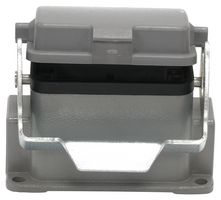 MULTICOMP PRO MP009384 Heavy Duty Connector, Base, Bulkhead Mount, Side Entry, Aluminium Body, 1 Lever, 10B