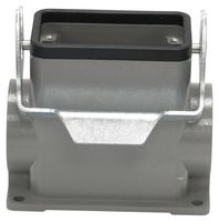 MULTICOMP PRO MP009387 Heavy Duty Connector, Base, Bulkhead Mount, Side Entry, Aluminium Body, 1 Lever, 10B