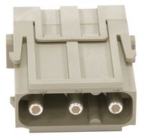 MULTICOMP PRO MP009495 Heavy Duty Connector, MP-HM INSERTS, Module, 3 Contacts, Plug, Screw Pin